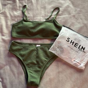 Shein Green Bikini Set